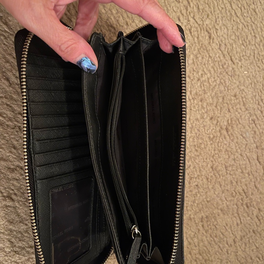 Michael Kors Black Wristlet Clutch - Picture 3 of 5